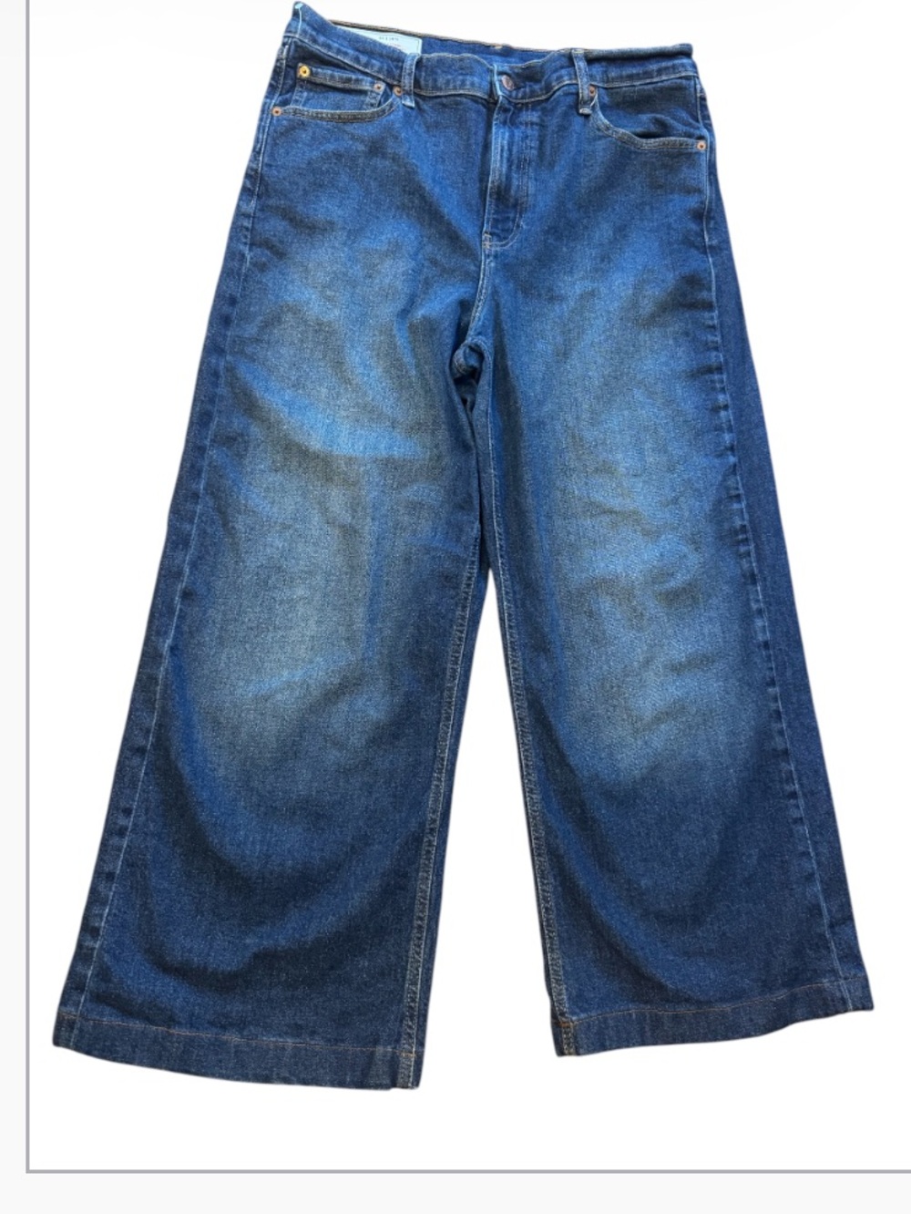 GAP Wide-Leg Women's Jeans in Deep Blue Denim size 14 used once
